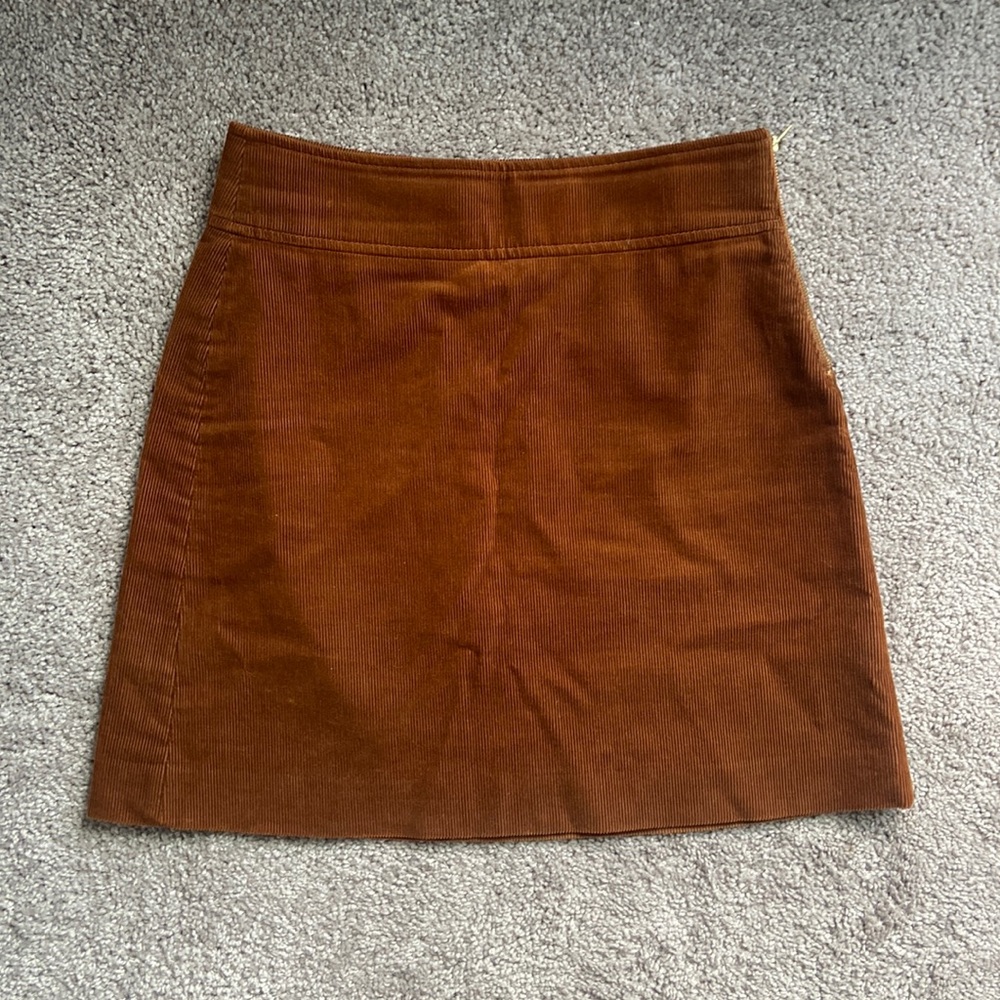 J Crew Corduroy Mini Skirt
